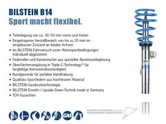 BILSTEIN BIL008243 Комплект ходової частини, пружини / амортизатори