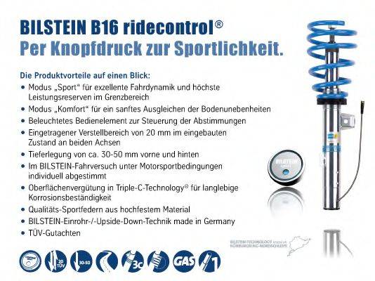 BILSTEIN BIL020619 Комплект ходової частини, пружини / амортизатори