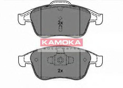KAMOKA JQ1018136 Комплект гальмівних колодок, дискове гальмо