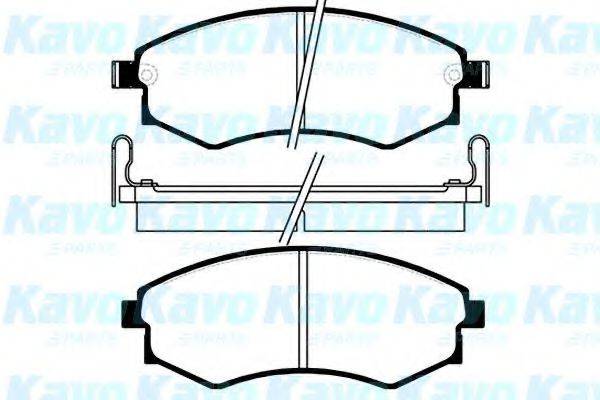 KAVO PARTS BP3003 Комплект гальмівних колодок, дискове гальмо