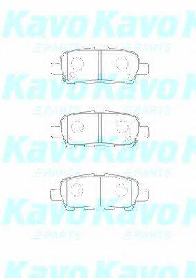 KAVO PARTS BP6605 Комплект гальмівних колодок, дискове гальмо