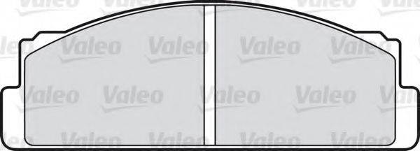 VALEO 540231 Комплект гальмівних колодок, дискове гальмо