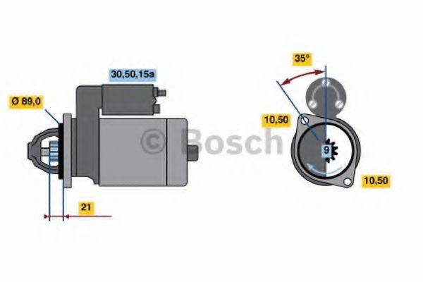 BOSCH 0986013160 Стартер