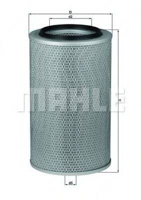 KNECHT LX227 Повітряний фільтр