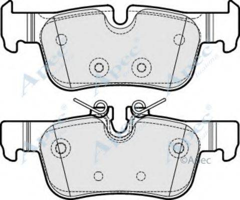 APEC BRAKING PAD2007 Комплект гальмівних колодок, дискове гальмо