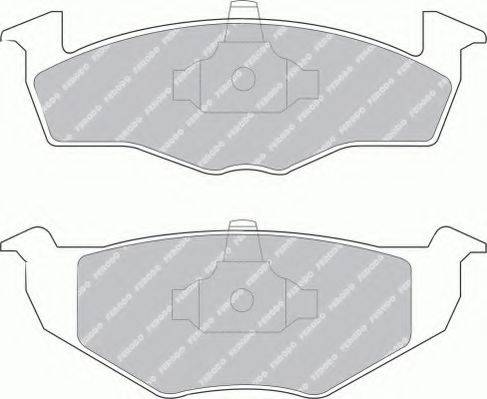 FERODO FSL1054 Комплект гальмівних колодок, дискове гальмо