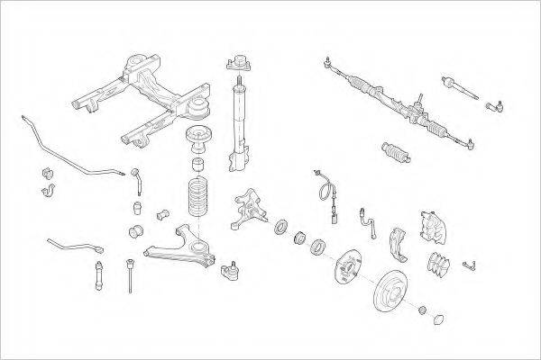 DELPHI FORD08788F Підвіска колеса